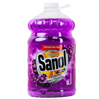 Sanol Desinfetante Líquido Para Uso Geral Lavanda 5 Litros Roxo na Amazon