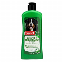 Sanol Dog Shampoo E Condicionador De Pêlos Para Cães 500 Ml Verde na Amazon