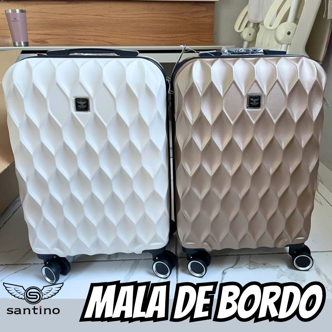 SANTINO, Mala de Bordo Marselha Rígida 360° Santino P – ASDV224P na Amazon
