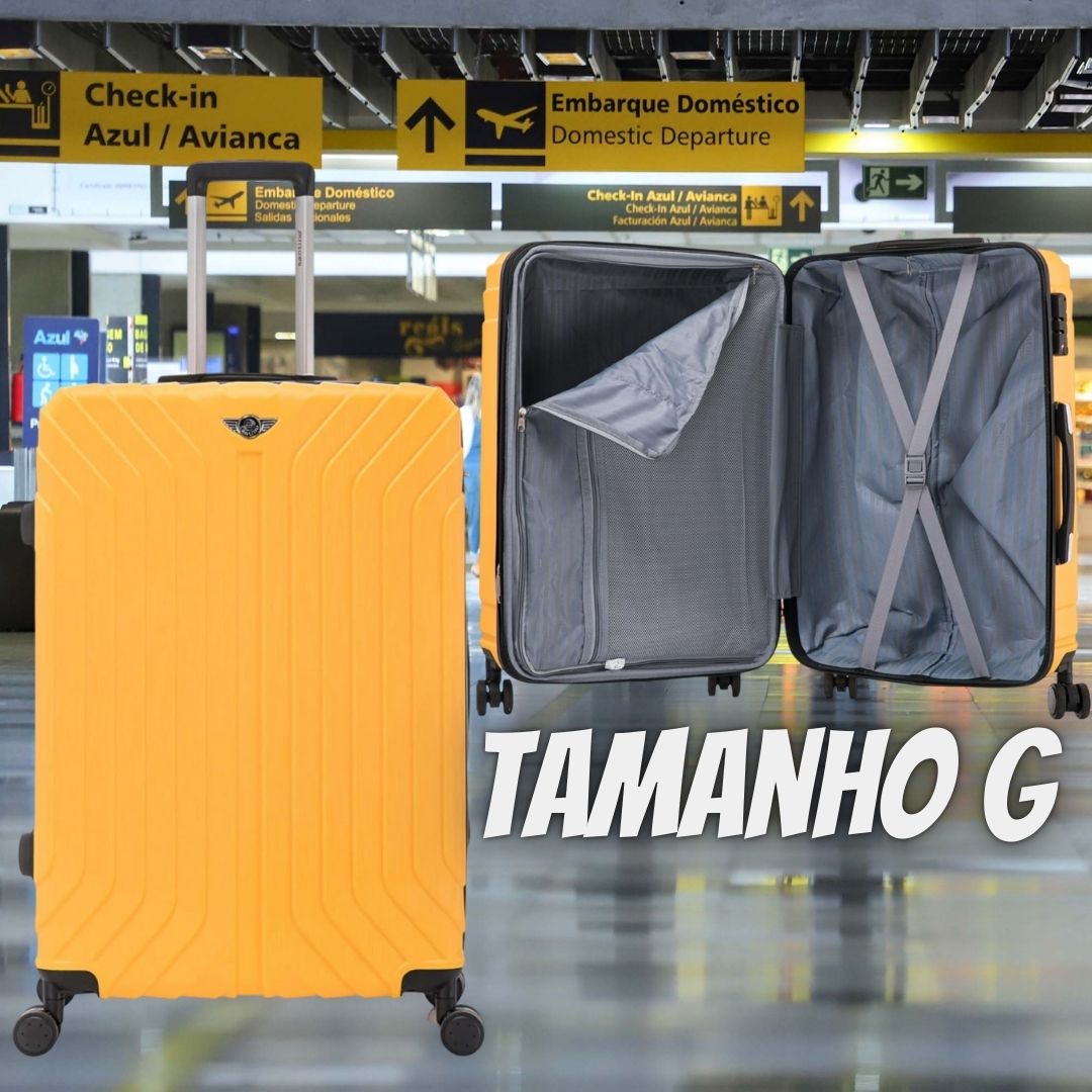 SANTINO, Mala de Viagem Liberty Statue Rígida 360° Santino AMZV502G na Amazon