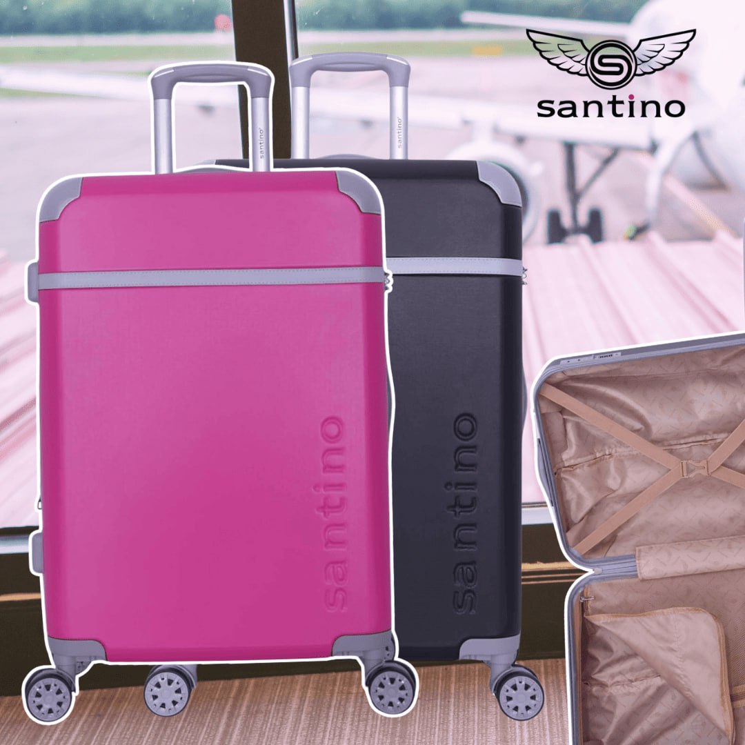 SANTINO, Mala de Viagem Long Beach Santino – SDV601M Cor: Pink na Amazon