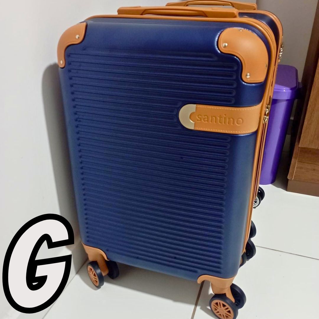 SANTINO, Mala de Viagem Nice Rígida 360° Santino – ABEV407G na Amazon