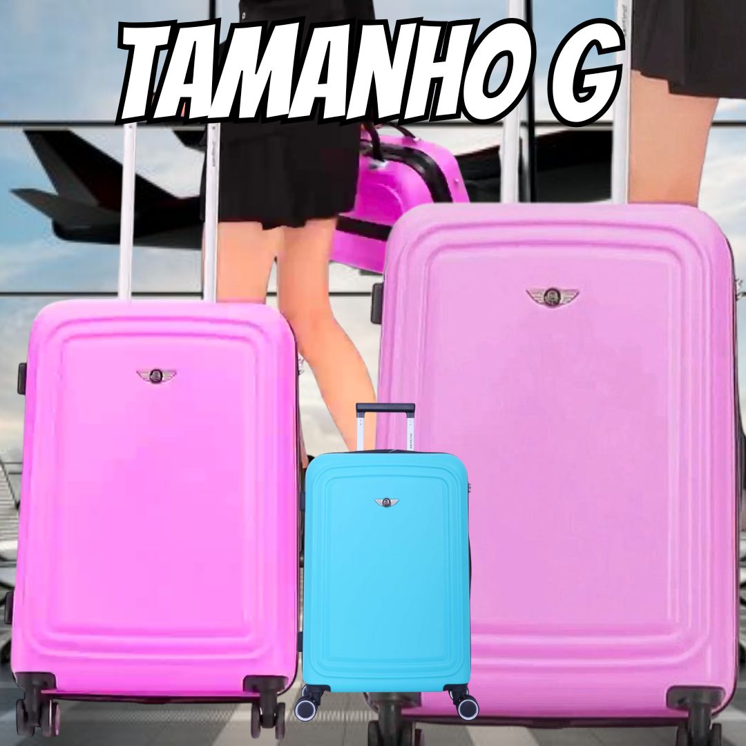 SANTINO, Mala de Viagem Panteão Rígida 360° Santino G – ASDV502G Cor: Pink na Amazon