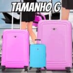 SANTINO, Mala de Viagem Panteão Rígida 360° Santino G – ASDV502G Cor: Pink na Amazon