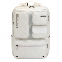 SANTINO, Mochila Notebook Pop Organizer By Santino Poliéster Cinza na Amazon
