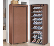 Sapateira com Capas com 10 Níveis, Organizador de Prateleiras Altas na Amazon