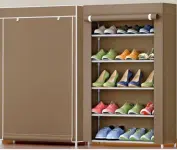 Sapateira Organizadora com 5 Prateleiras 15 Sapatos Calçados e Objetos (Bege) na Amazon