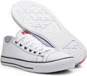 Sapato Feminino Hot Stars Branco Curvin Couro Sintético Skate5 na Amazon