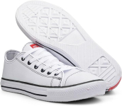Sapato Feminino Hot Stars Branco Curvin Couro Sintético Skate na Amazon