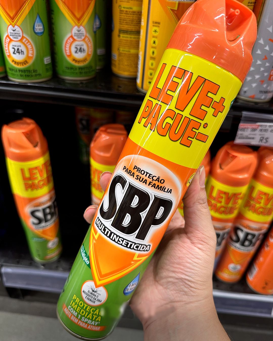 SBP Inseticida Aerossol Com Óleo De Eucalipto 450 Ml na Amazon