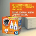 SBP Repelente Elétrico Líquido 45 Noites 50% 2ª Unidade 35Ml na Amazon