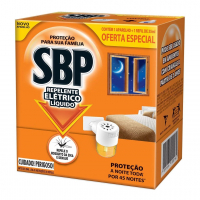 SBP Repelente Elétrico Líquido 45 Noites Novo Aparelho + Refil na Amazon