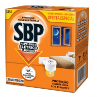 SBP Repelente Elétrico Líquido 45 Noites Novo Aparelho + Refil na Amazon