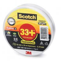 Scotch, 3M, Fita Isolante, 33+, 19mm X 20m, Preta na Amazon