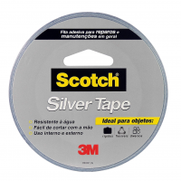 Scotch, 3M, Fita Silver Tape, 45mm X 25m na Amazon