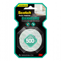 Scotch, 3M, Fixa Forte, Fita Dupla Face Para Banheiro, 24mm X 1,5m na Amazon