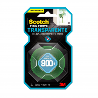 Scotch, 3M, Fixa Forte, Fita Dupla Face, Transparente, 19mm X 2m na Amazon