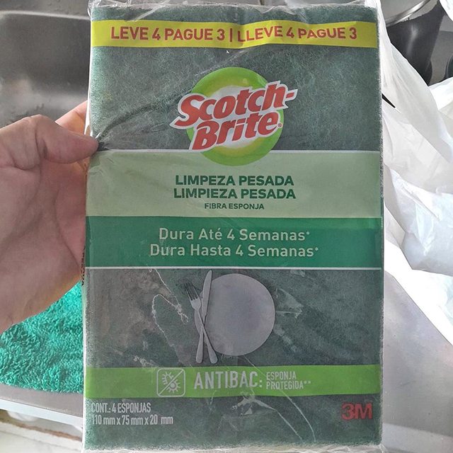 Scotch-Brite, 3M, Esponja Multiuso – Leve 4 Pague 3 na Amazon