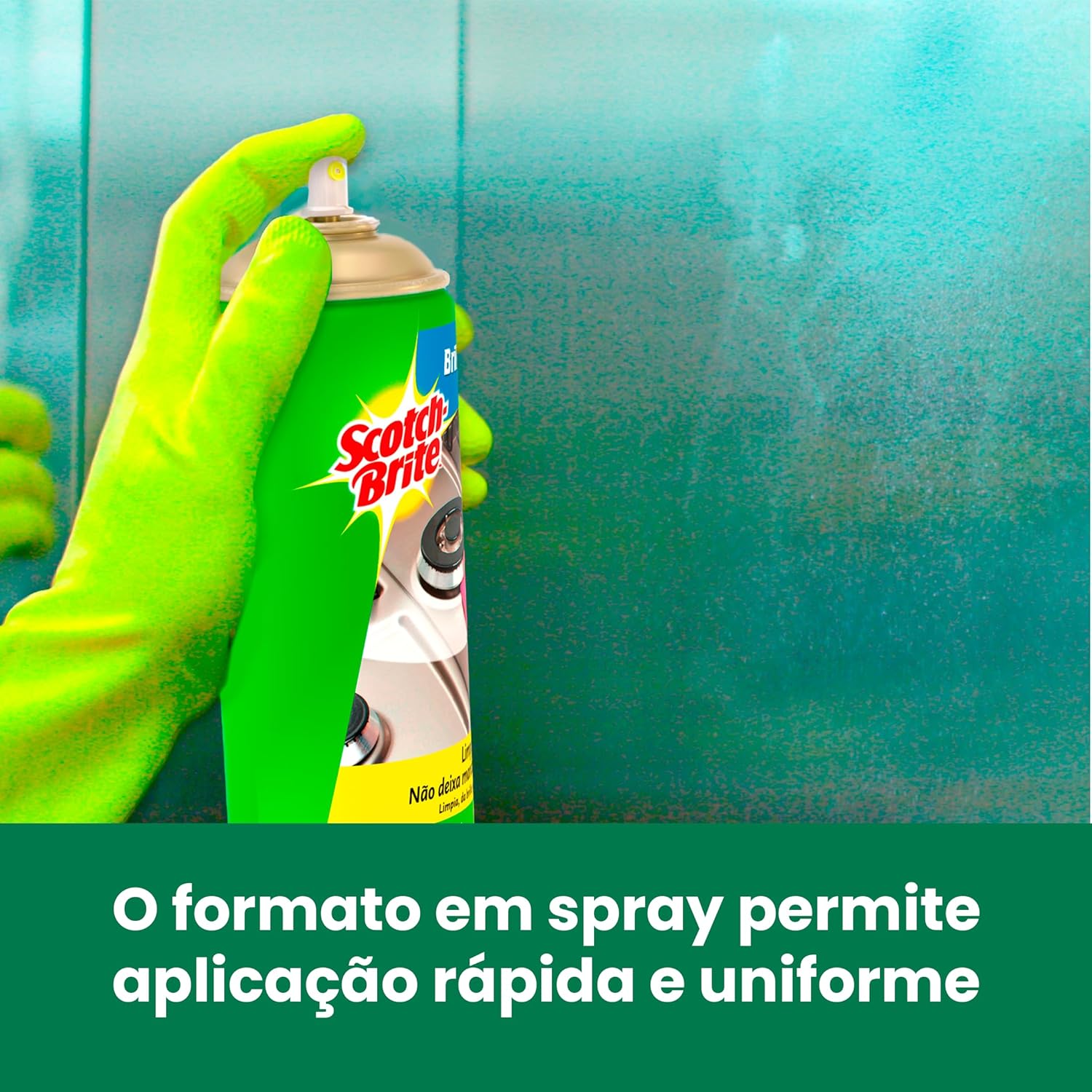 Scotch-Brite, 3M, Limpador Brilha Inox Spray, Praticidade e Brilho para o Seu Inox, 1 Unidade de 170g na Amazon