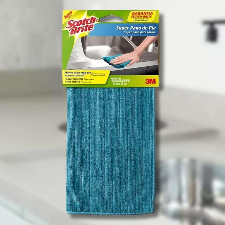 Scotch-Brite, 3M, Pano de Pia para Limpeza – 1 unidade na Amazon