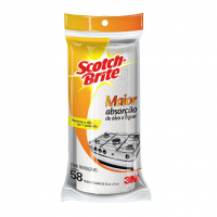 Scotch-Brite, 3M, Pano Reutilizável, 58 Folhas - 20Cm X 20Cm na Amazon