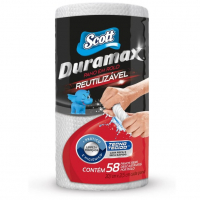 Scott Duramax Pano Reutilizável Em Rolo, Branco, 58 Folhas na Amazon