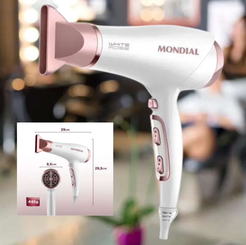 Secador De Cabelos Mondial Tourmaline Ion SCN-50 Potencia 2000w 110v na Magazine Luiza
