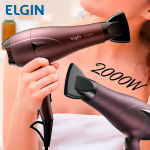 Secador de Cabelos Super Íon Pro Elgin Profissional 2000W Cabo 2,8 metros giratório 360° 127V na Amazon