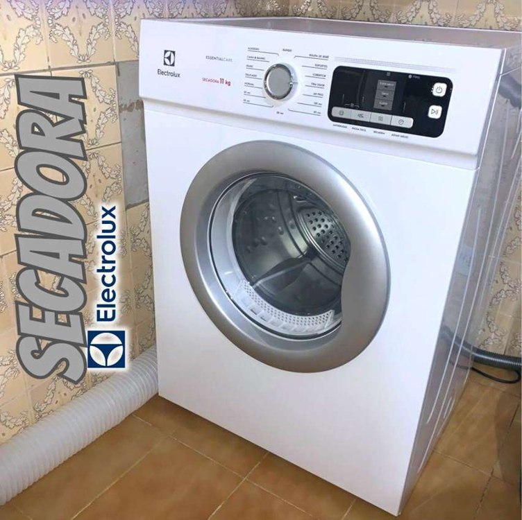 Secadora de Roupas Electrolux 11Kg Branca Essential Care com Função Antirrugas (STL11) na Shopclub