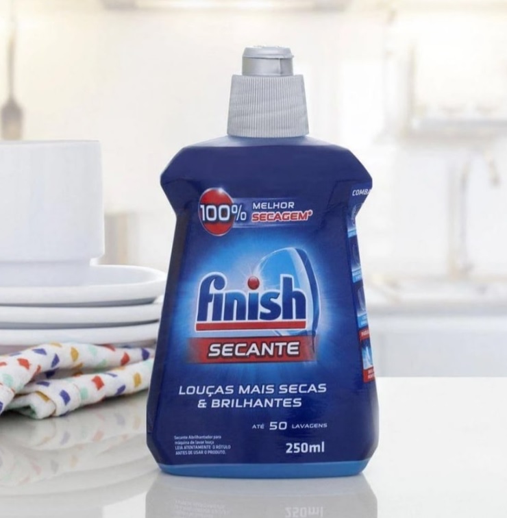 Secante Para Lava Louças Abrilhantador 250 Ml, Finish na Amazon