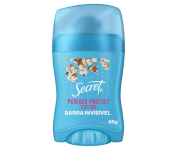 Secret Desodorante Antitranspirante em Barra Invisível Proteção de Algodão 45g na Amazon