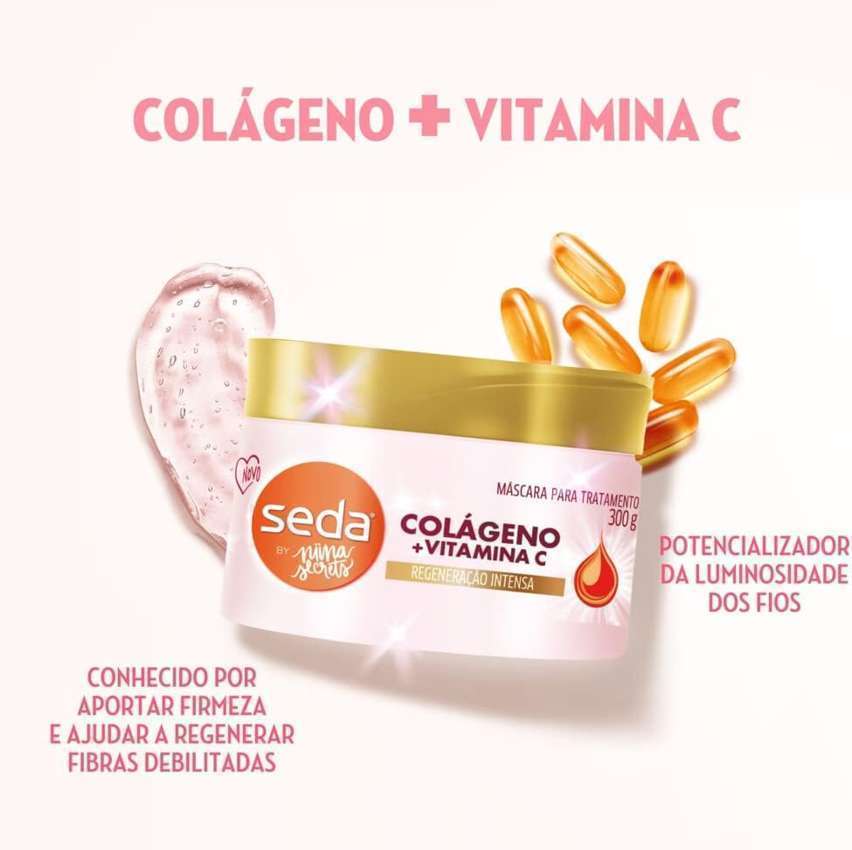 Seda Creme De Tratamento 300G Colágeno + Vitamina C na Amazon