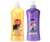Seda Creme Para Pentear Infantil Frozen Juntinhos Brilho Encantado Frasco 300Ml na Amazon