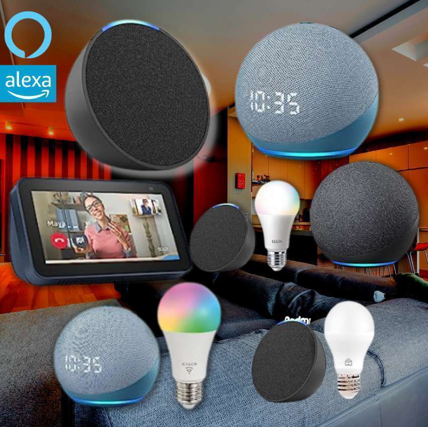 Seleção de Dispositivo Alexa com até R$ 200,00 OFF na Amazon