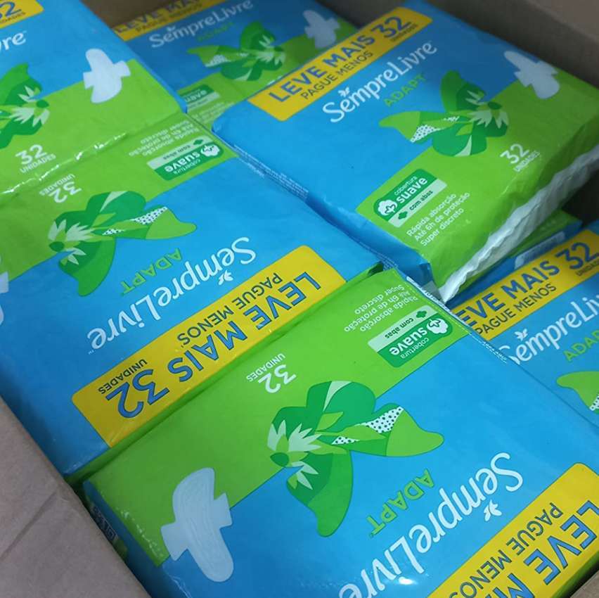 Sempre Livre Absorvente Externo Com Abas Suave, 32un na Amazon