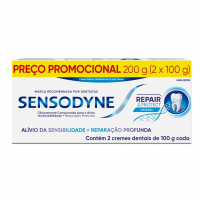 Sensodyne Creme Dental Para Sensibilidade Repair E Protect Com Flúor, 2 Unidades na Amazon