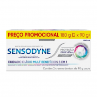 Sensodyne Creme Dental Proteção Completa Com Flúor, 2 Unidades De 90g na Amazon