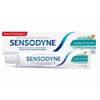 Sensodyne Limpeza Profunda Pasta De Dente Para Sensibilidade Nos Dentes, 90g na Pague Menos