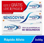 Sensodyne – Creme Dental Rápido Alívio para Dentes Sensíveis – 50g na Amazon