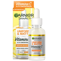 Sérum Facial Antimarcas Garnier Uniform & Matte Vitamina C, 30ml na Amazon