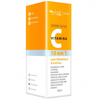 Sérum Facial Vitamina C, 10 Em 1, Pele Hidratada, Macia E Iluminada, 30ml, Max Love na Amazon