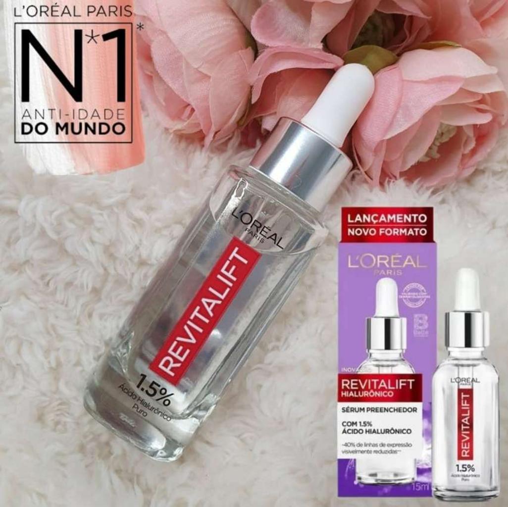 Sérum Preenchedor Facial Anti-idade L’Oréal Paris Revitalift Hialurônico, 15ml, Incolor na Amazon