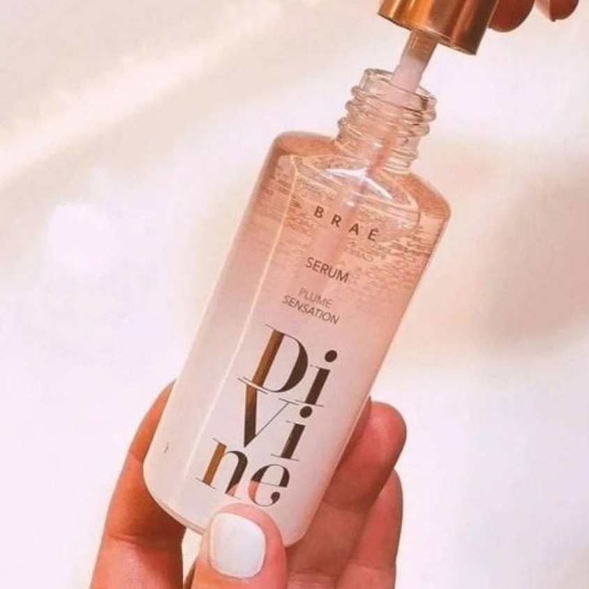 Sérum Reparador Capilar BRAÉ Divine Plume Sensation 60ml na Casas Bahia