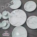 Serviço de Jantar Chá Café 42 peças em Porcelana na Amazon