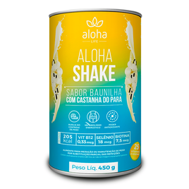 Shake Baunilha Aloha 450g na Mundo Verde