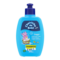 Shampoo 2 Em 1 Cheirinho De Bebê Kids 210ml na Drogaria Pacheco
