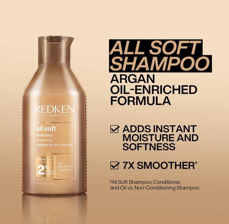 Shampoo All Soft 300Ml, Redken na Amazon