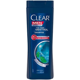 Shampoo Anticaspa Clear Men Ice Cool Menthol 400ml na Amazon
