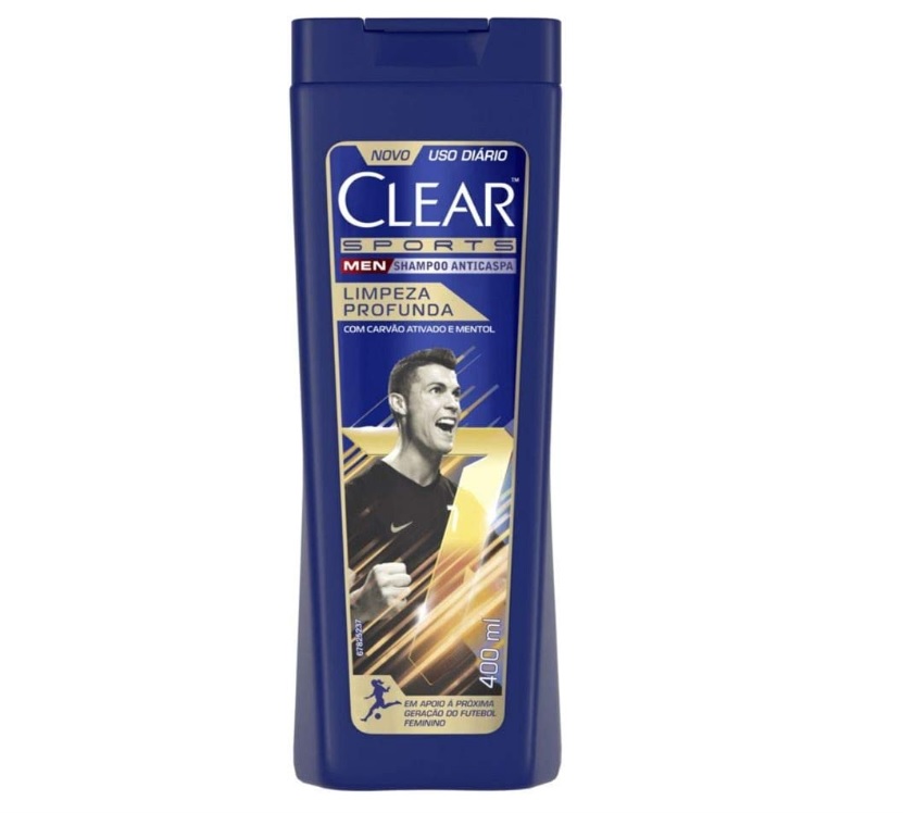 Shampoo Anticaspa Clear Men Limpeza Diária 2 em 1 400 Ml, Clear, 400 ML na Amazon