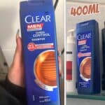 Shampoo Anticaspa Clear Men Queda Control Frasco 400ml, Clear, Branco na Amazon